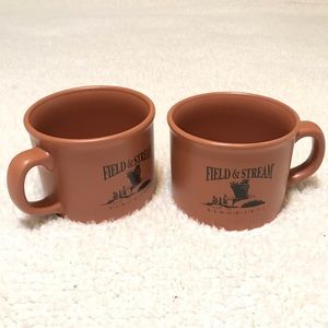 Field & Stream Large Ceramic Eagle Mug Set Outdoors Adventures Coffee Chili